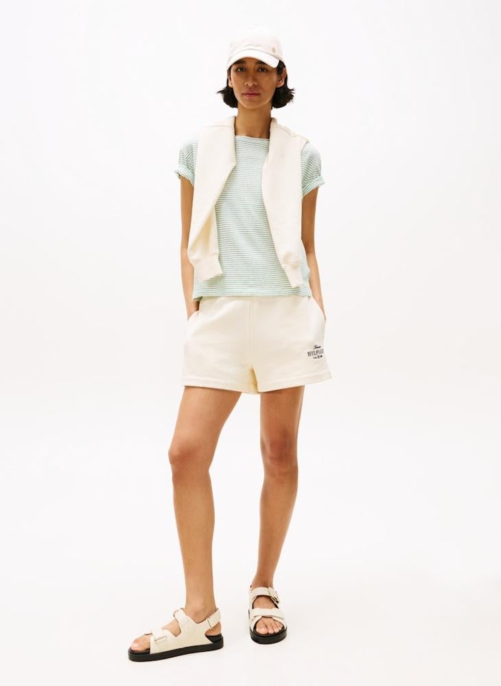 تومي هيلفيغر تيشيرت مخطط بياقة دائرية - Image 4